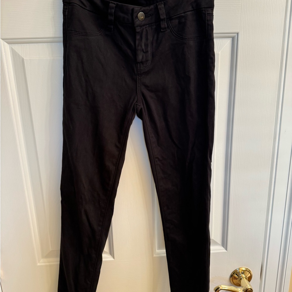 J Brand Jeans (Anja Clean Cuffed Crop) in Black, Size 24